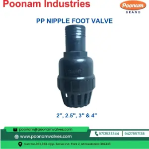 PP Nipple Foot Valve